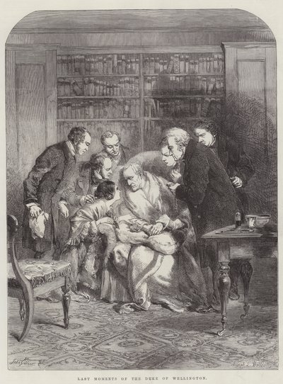 Last Moments of the Duke of Wellington by John Gilbert